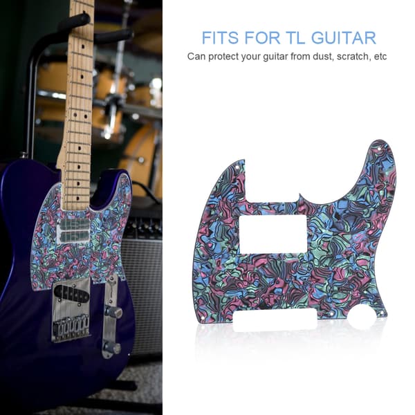 Abalone-stil akryl Humbucker Pickguard til TL Elguitar