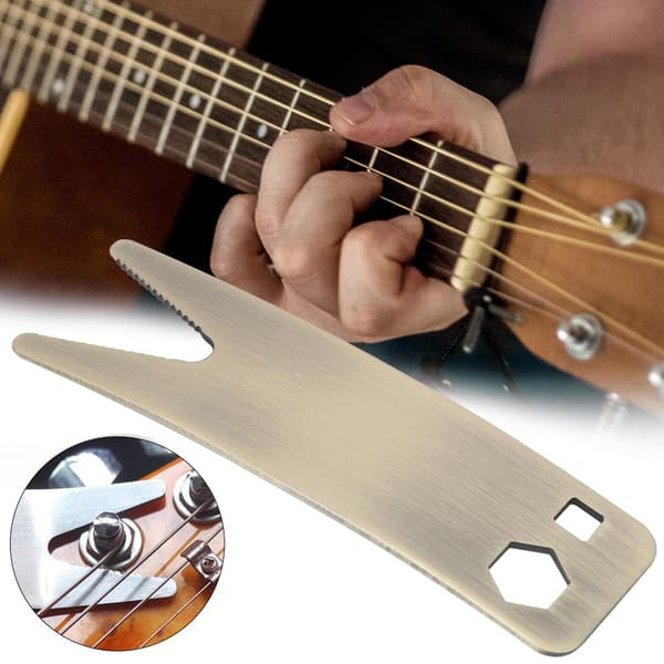 Guitar Nøgle Bas Multifunktionelt Strammeværktøj Instrument Tilbehør