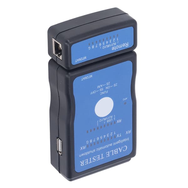 Ethernet-kabeltester, multifunktionel intelligent split-type håndholdt POE-netværkstester til RJ45