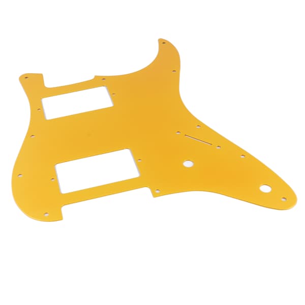 Orange Guld Aluminiumlegering 2 Humbucker Plektrumskydd för Elgitarr