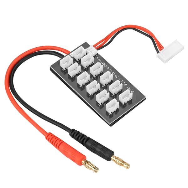 7.4V 2S LiPo batteri parallel opladningskort balanceoplader med JST PH-stik
