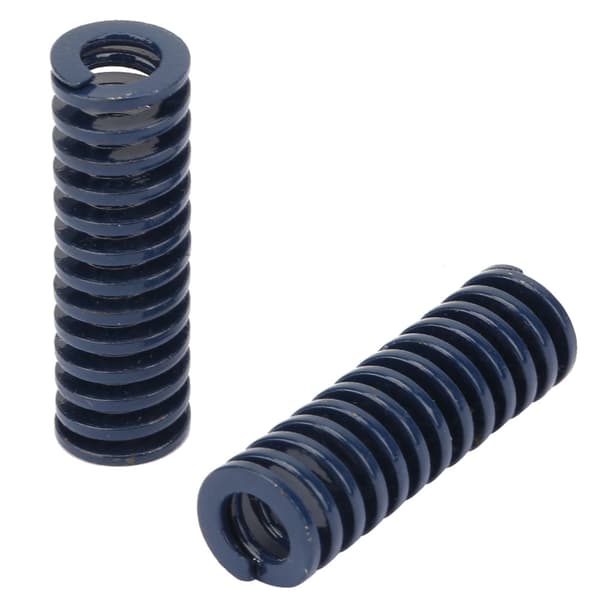 2st Blå Stål Formfjäder 10mm YD 5mm ID 50mm Längd Precisionsformfjädrar