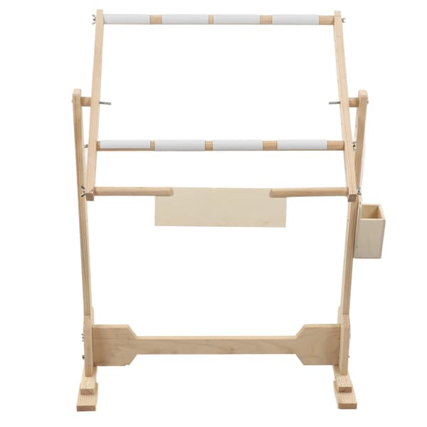 9CT Korsstygnsram Golvstativ Träbroderi Gobelängbågar 50cm