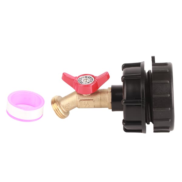 IBC Tote Adapter Tankkoppling Ventilanslutning Munstycke Liten Dispenser Kit