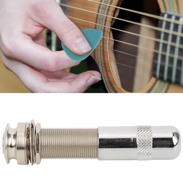 1/4 tomme gevind cylinder guitar endpin til remlås og bastilbehør