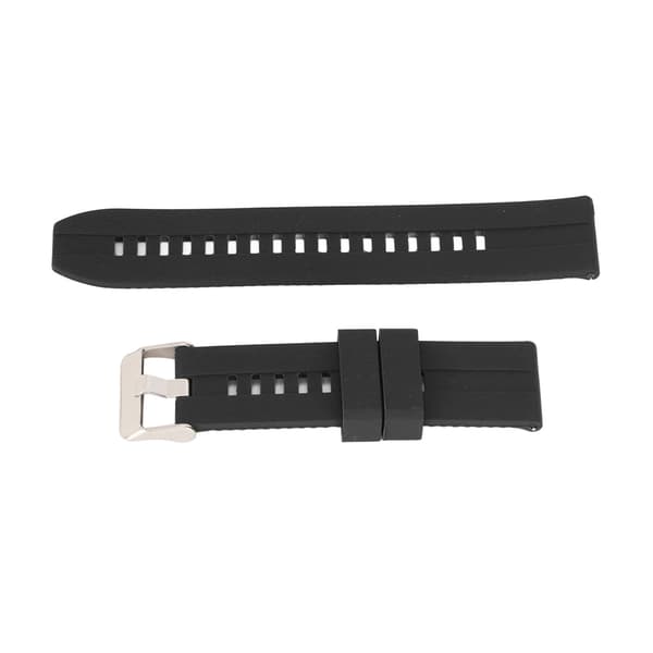Universal 22 mm silikone quick-release urrem til Realme Watch 2, sort