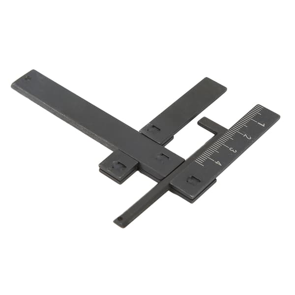 Karburator Flydeniveau Måler Metrisk Display 0-40mm Justerbart Stål til de fleste Motorcykler