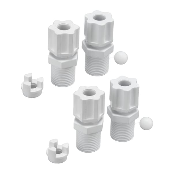2-pack backspolningsventiladaptermontering poolrengöringsdelar för HAYWARD CL200 CL220