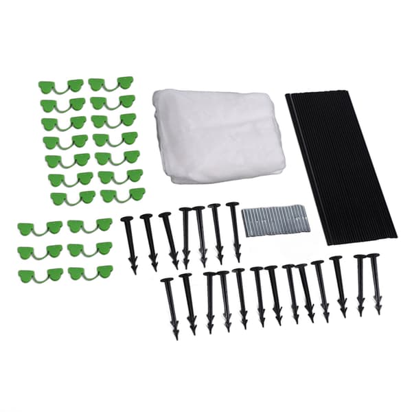 Polyeten Glasfiberbågar Set DIY Trädgårdstunnelram Radskyddsstöd