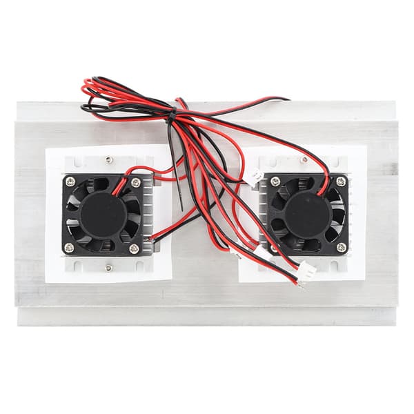 Termoelektrisk Peltier-køler 12V Dual Core Chip Set til minikøleskab, 40x40mm