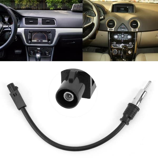 Bilradioantenneadapterkabel Sort Modifikation Vedligeholdelse Erstatning for Chrysler
