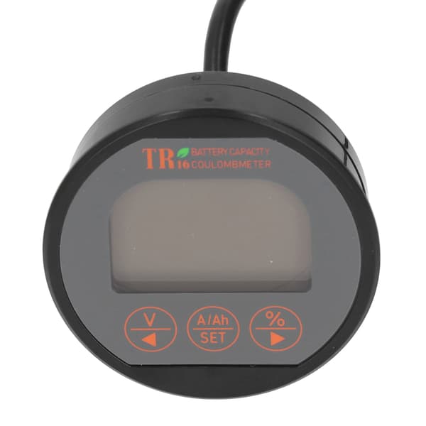 Batterimonitor 8-120V 0-75A Voltmeter Amperemeter Tester Vandtæt Kapacitetsmåler