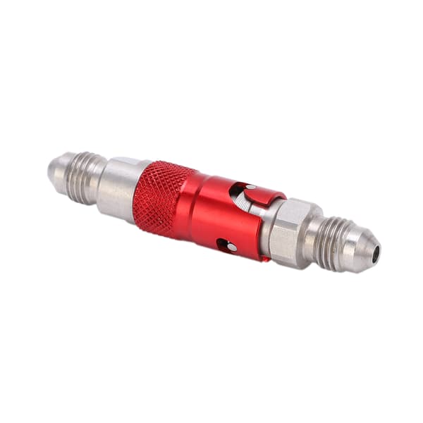 Motorcykel Bremseslange Væske Quick Release Fitting Adapter Rustfrit Stål Universal Rød