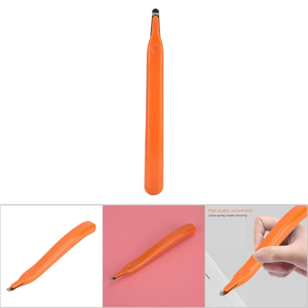 Arbejdsbesparende og universel penformet magnetisk nålefjerner (orange)