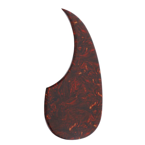 Röd PVC-gitarrskyddsplatta för akustiskt musikinstrument, 1 st ersättningsskydd