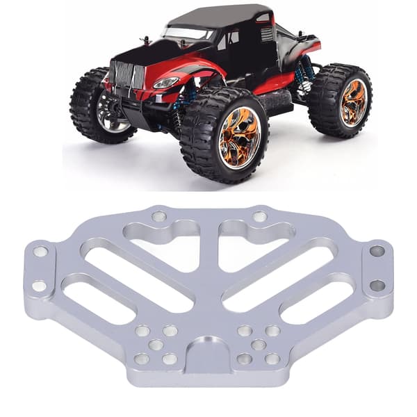 CNC Aluminium Styrstångsfäste för Tamiya 1/10 CR-01 Rock Crawler, Silver, 4-pack