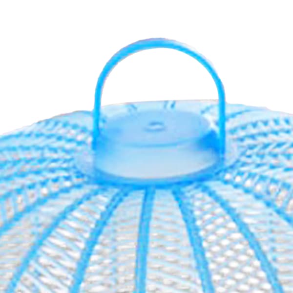 Blå PP Cirkulär Universell Nät Flugnät Matkåpa för Picknick Trädgårdsgrillfester 1 st