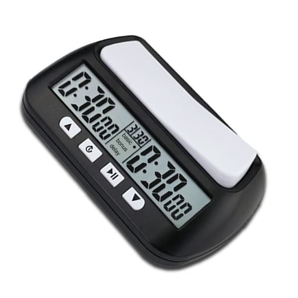 Skak-ur Digital skaktimer med lydalarmfunktion YS 902 Sort Engelsk version