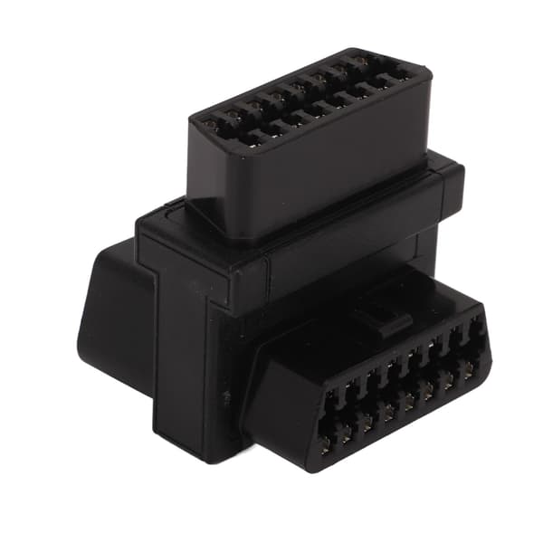 OBD2 Adapter 16 Pin Han til 2 Hun Plug and Play Splitter Stik til Diagnostisk Forlænger