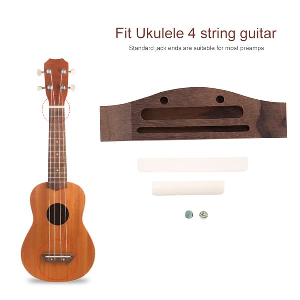 4 mm ukulelebro top- og bundsadeludskiftningssæt