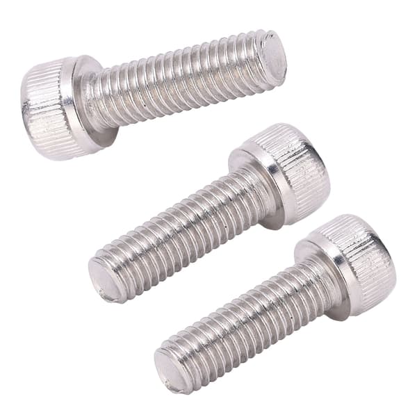 M8x25mm 304 rustfrit stål unbrakonbolte, 50-delt befæstelsessæt