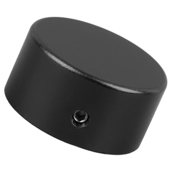 Aluminium gitarrpedaltopp svart, spik tåskydd effektpedal fotomkopplarskydd