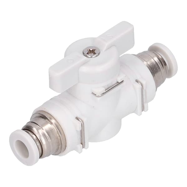 Pneumatisk luftfitting 6 mm lynkobling push-in unionadapter til flowreguleringsventil