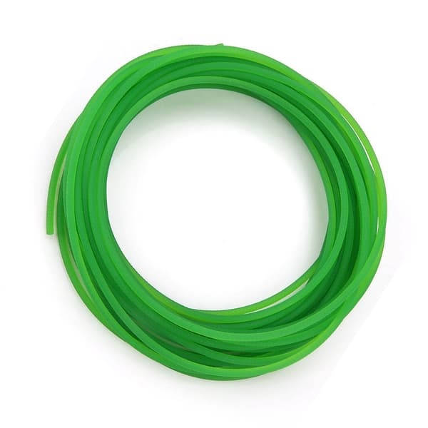 Grøn Tekstureret PU Rund Drivrem 3mm x 10m Transmissionssnor