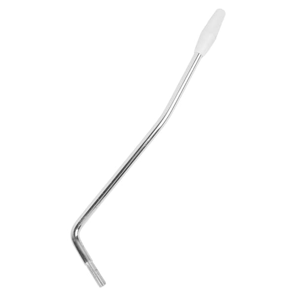 Metallgitarr Tremolo Spak Enkel Whammy Bar med Vit Spets Silverstav för Elgitarr, 1 Styck