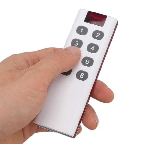 433MHz Universal Trådløs Lærekode Digital Fjernsender Høj Effekt 1000m 8-Knaps Controller