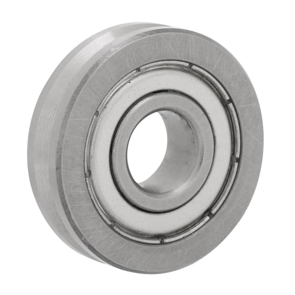 V6000ZZ Stål V-spår rullager, 10x30x8mm, Enkel flänshjul
