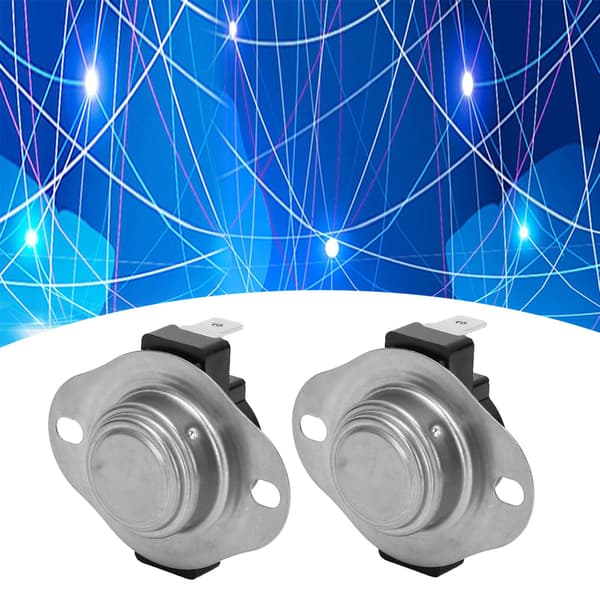 Termostat 2PCS Bimetall Snap Disc Switch 25A 110C 250V Plast Motor Vattenautomat