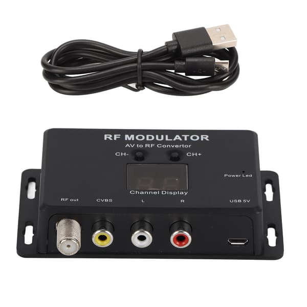RF-modulator Pro PAL NTSC 21-kanals AV till RF-omvandlare för STB DVR DVD