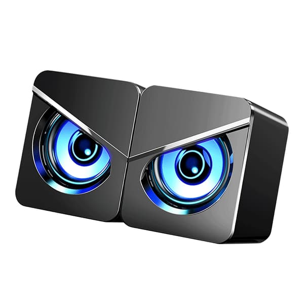 1 pakke kablet pc-højttaler multifunktionel stærk bas 4D stereolyd hjemme-desktop-lyd