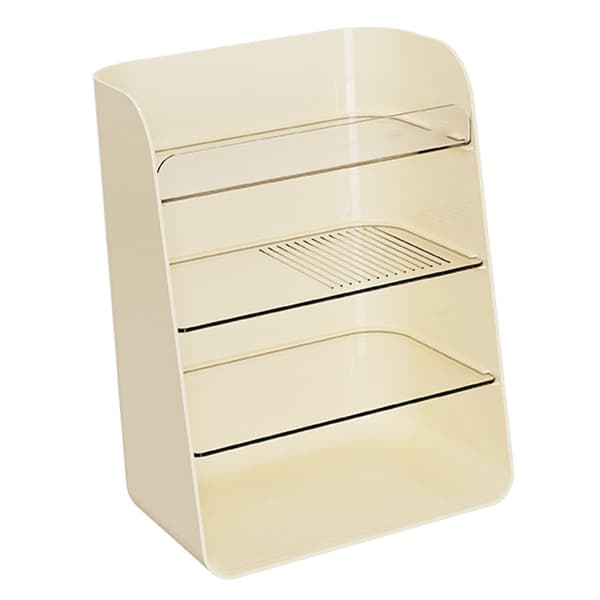 Multifunktionel Desktop Kosmetik Display Stand, Multi-Layer Pladsbesparende Badeværelse Makeup Organizer Hylde til Hudpleje, Parfume Creme