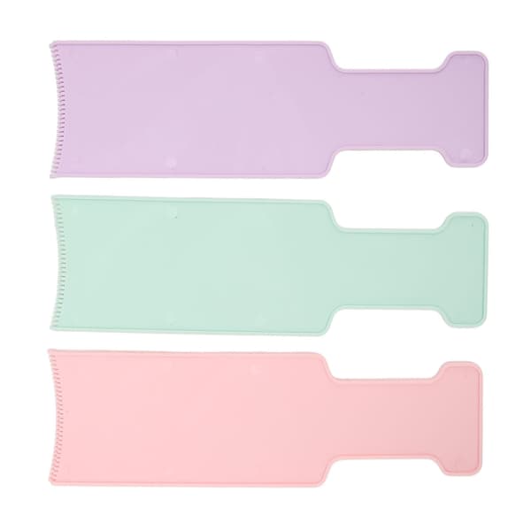 3 farver Balayage Highlighting Paddle Dye Folie Farvning Balayage Board Sæt til Hårblegning
