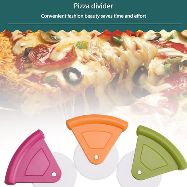 Pizzahjul i plast, degskärare, bakverktygsformset