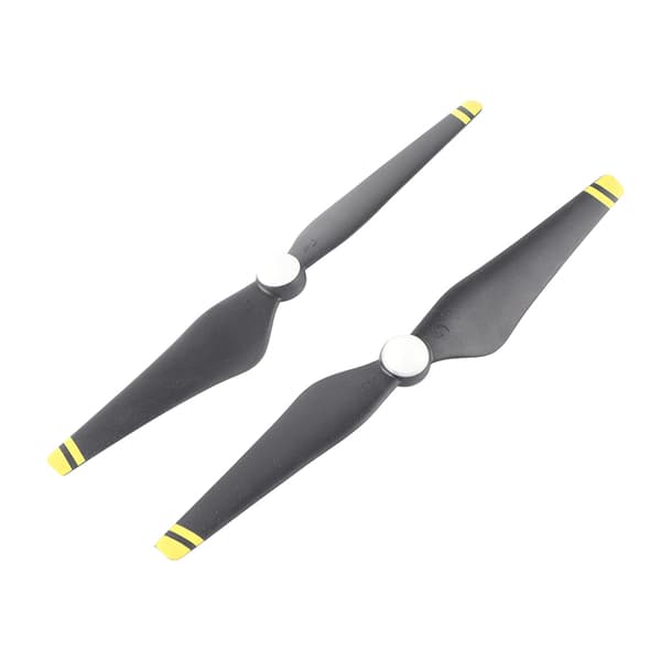 2-pack snabbkopplingspropellerblad för DJI Phantom 3 Quadcopter reservdelar (gul kant)