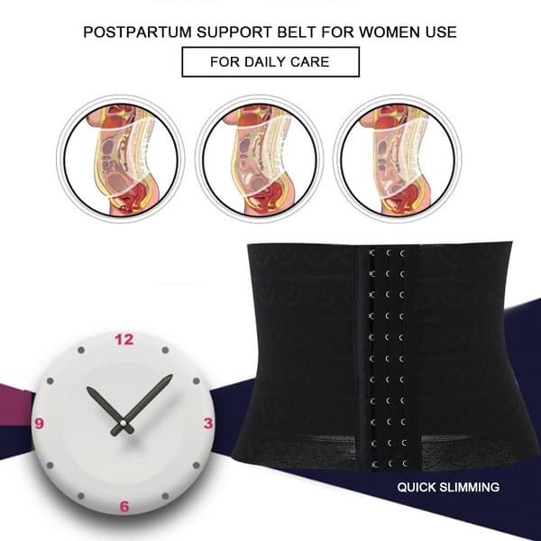 3 storlekar postpartum kvinnor magbälte elastiskt moderskapsstöd postpartum midjeband 05#