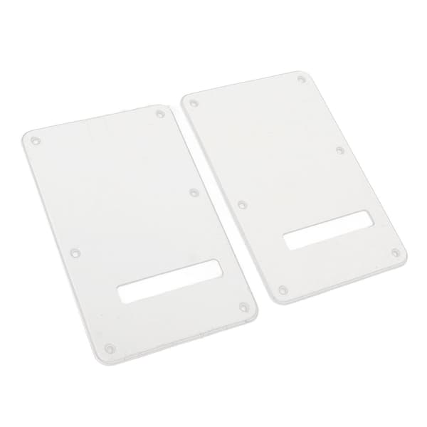 2 st PVC elgitarr bakplatta repskydd 146x93mm musikutrustning ersättning vit