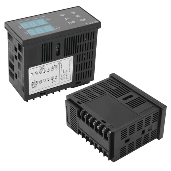 Termostatstyring 2-i-1 Digital Display Timer til Varmepresse 100-240V