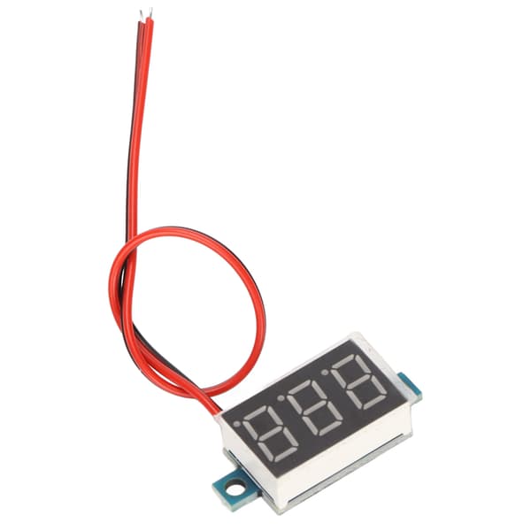DC 4-40V Grön LED-display Digital Voltmeter Hög Noggrannhet Spänningstestare Infälld Montering DIY