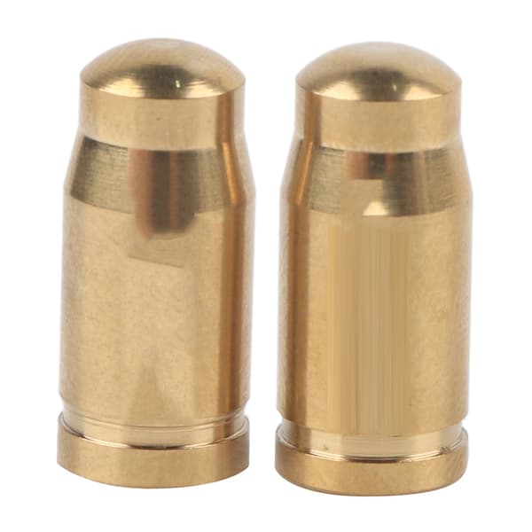 Titaniumlegering Cykelventilhætter Guld - 2 Stk/Lot