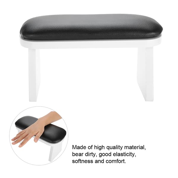 Neglekunst Manicure Håndstøttepude til Armstøtte Manicure Salon Sort