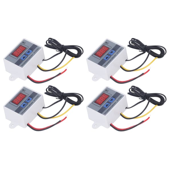 4 STK 12V LED Digital Termostat Modul Temp Controller 120W Varme Køleafbryder