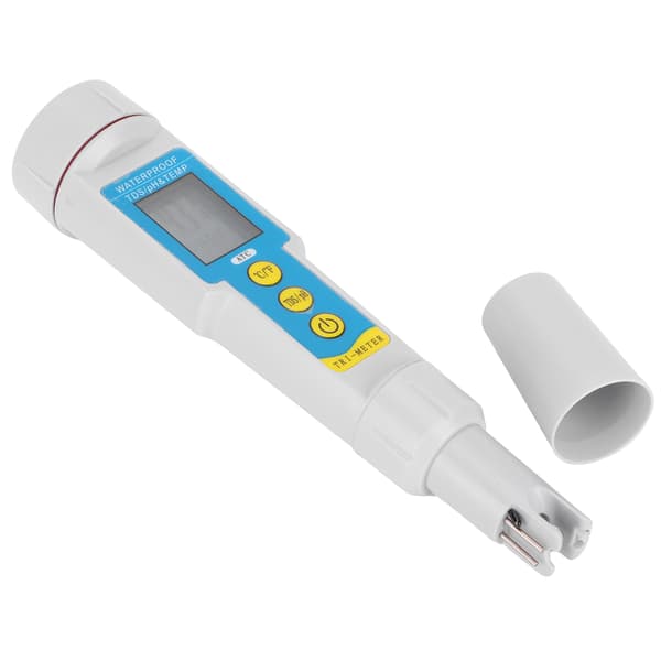 PH-986 3-i-1 Vandkvalitetstester PH/TDS/TEMP Pen, Bærbar Multifunktionsmåler