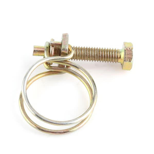 Justerbar slangeklemme i rustfrit stål til VVS, 13-16 mm, 2-pak
