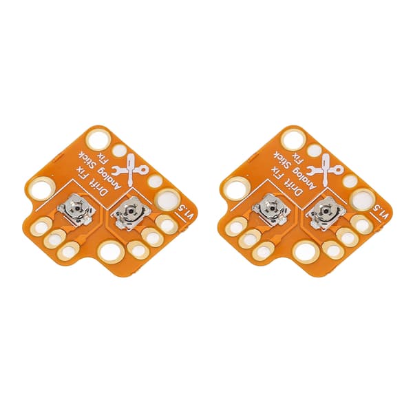 2 STK Gamepad Joystick Drift Reparation PCB Guld 1.9x1.8x0.2cm til PS4 PS5 Xbox One Series S X Controller