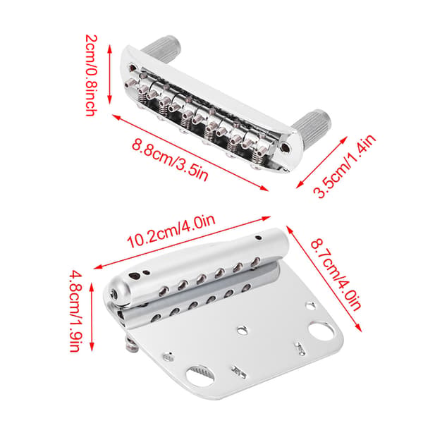 Tremolo Vibrato Stallstränghållare Enhet för Mustang Gitarrdelar