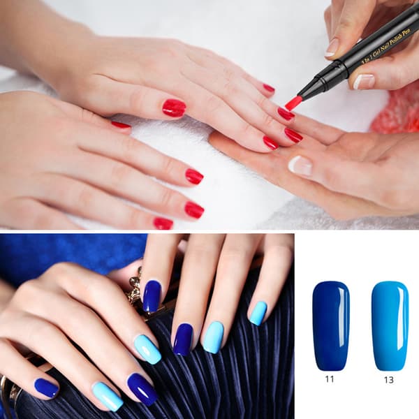 One Step Gel Nagellack Pen Nagellack Målarpenna Nagelkonst Kit